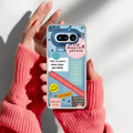 Stickers Happiest Person Anti Yellow Case Peach For Nothing Phone 4A 5G