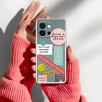 Stickers Happiest Person Anti Yellow Case Peach For OnePlus 13s 5G