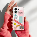 Stickers Happiest Person Anti Yellow Case Peach For OPPO K13 Turbo Pro 5G