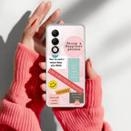 Stickers Happiest Person Anti Yellow Case Peach For Oppo K13x 5G