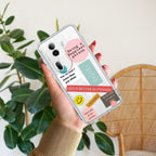 Stickers Happiest Person Anti Yellow Case Peach For Oppo Reno 11 Pro 5G