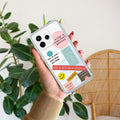 Stickers Happiest Person Anti Yellow Case Peach For Oppo Reno 15 5G