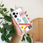 Stickers Happiest Person Anti Yellow Case Peach For Oppo Reno 15 Pro Mini 5G