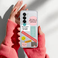 Stickers Happiest Person Anti Yelllow Case Peach For Realme P4x 5G