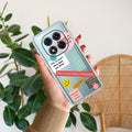 Stickers Happiest Person Transparent Silicon Case Peach For Redmi Note 14 Pro Plus 5G