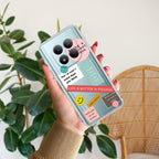 Stickers Happiest Person Transparent Silicon Case Peach For Redmi Note 15 Pro Plus 5G