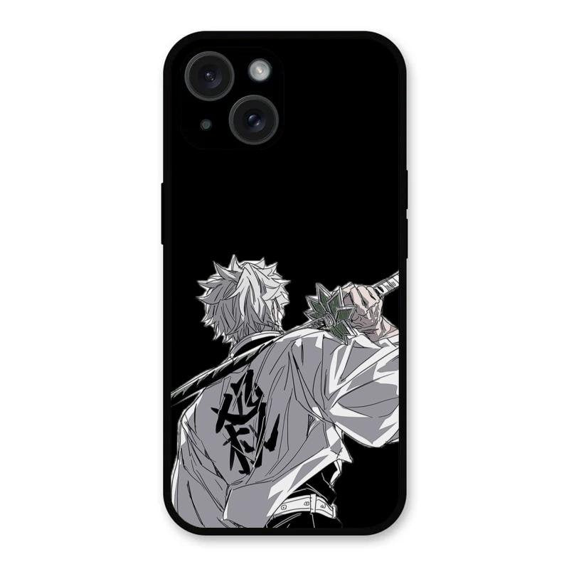 Storm Slayer Glass Case Cover For iPhone 15