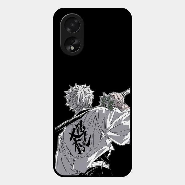 Storm Slayer Glass Case Cover For Oppo A38