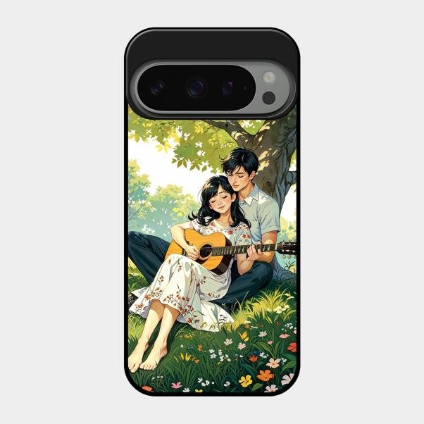 Strings of Love Glass Case Cover For Google Pixel 9 Pro 5G