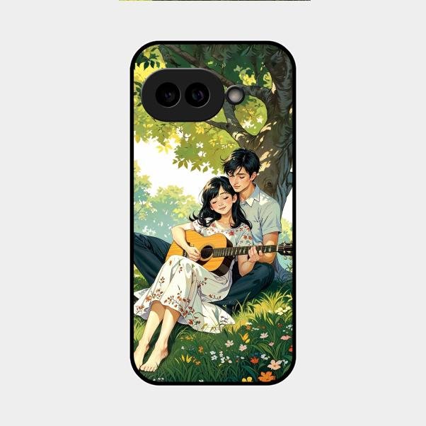 Strings of Love Glass Case Cover For Google Pixel 9A 5G