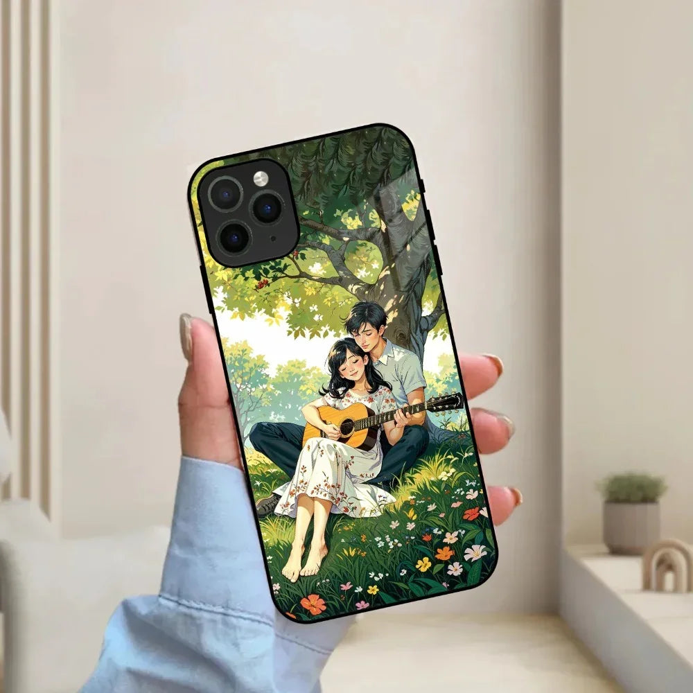 Strings of Love Glass Case Cover For iPhone - ShopOnCliQ