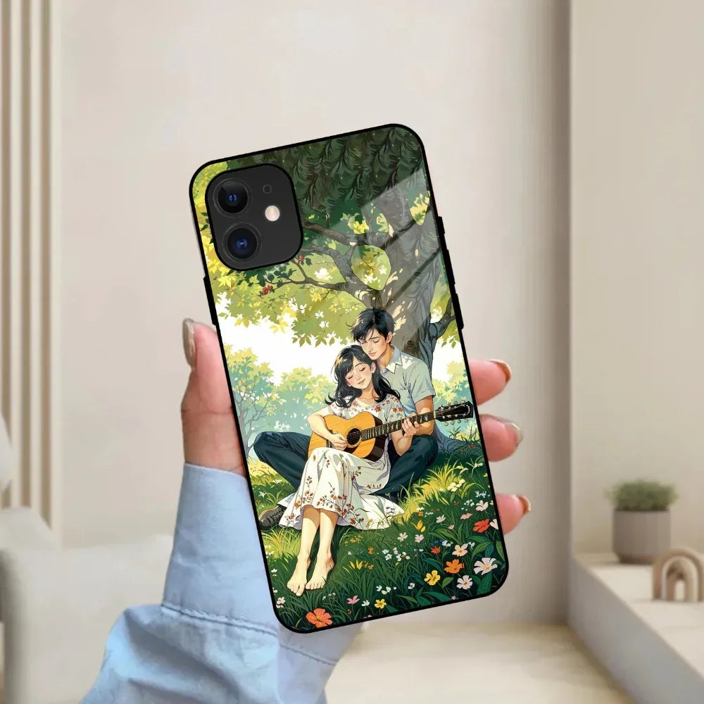 Strings of Love Glass Case Cover For iPhone - ShopOnCliQ