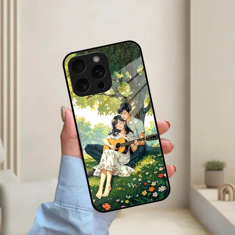 Strings of Love Glass Case Cover For Motorola - ShopOnCliQ