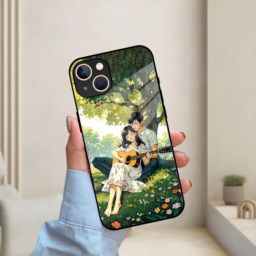 Strings of Love Glass Case Cover For Motorola