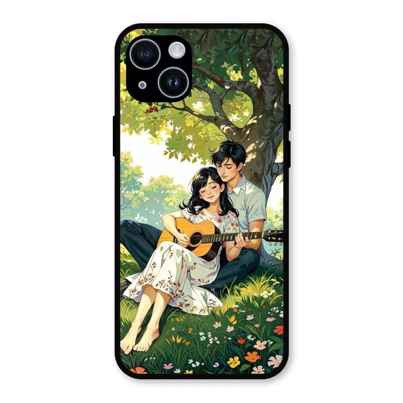 Strings of Love Glass Case Cover For iPhone 14