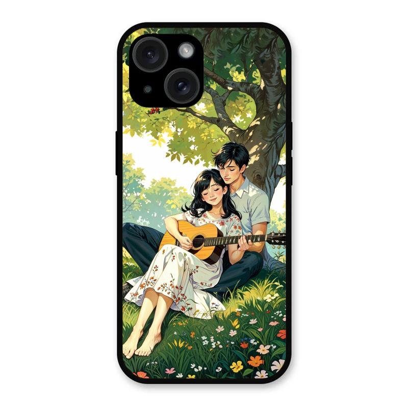 Strings of Love Glass Case Cover For iPhone 15 Plus