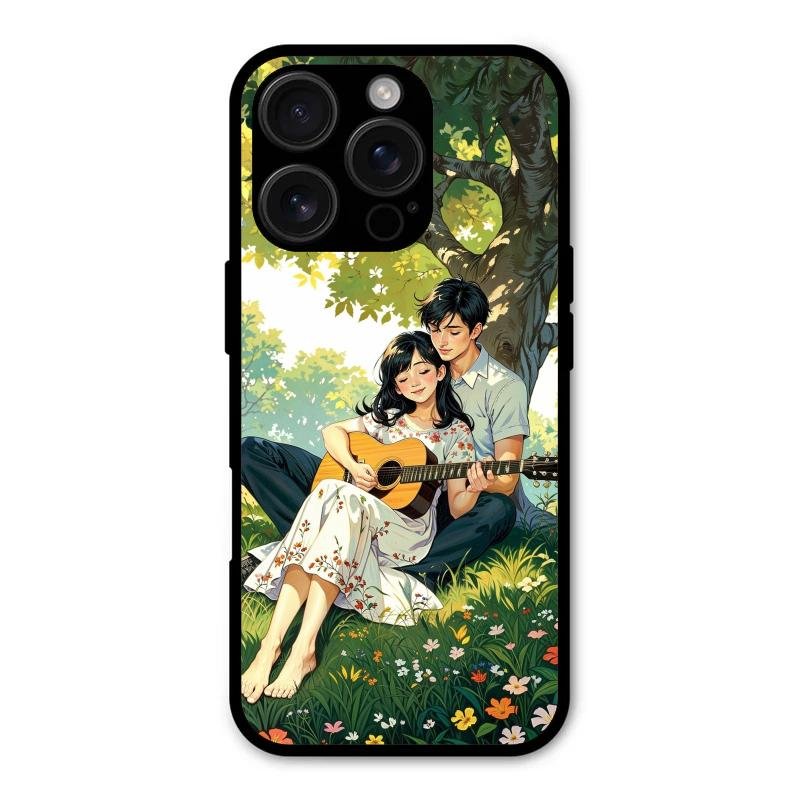 Strings of Love Glass Case Cover For iPhone 16 Pro