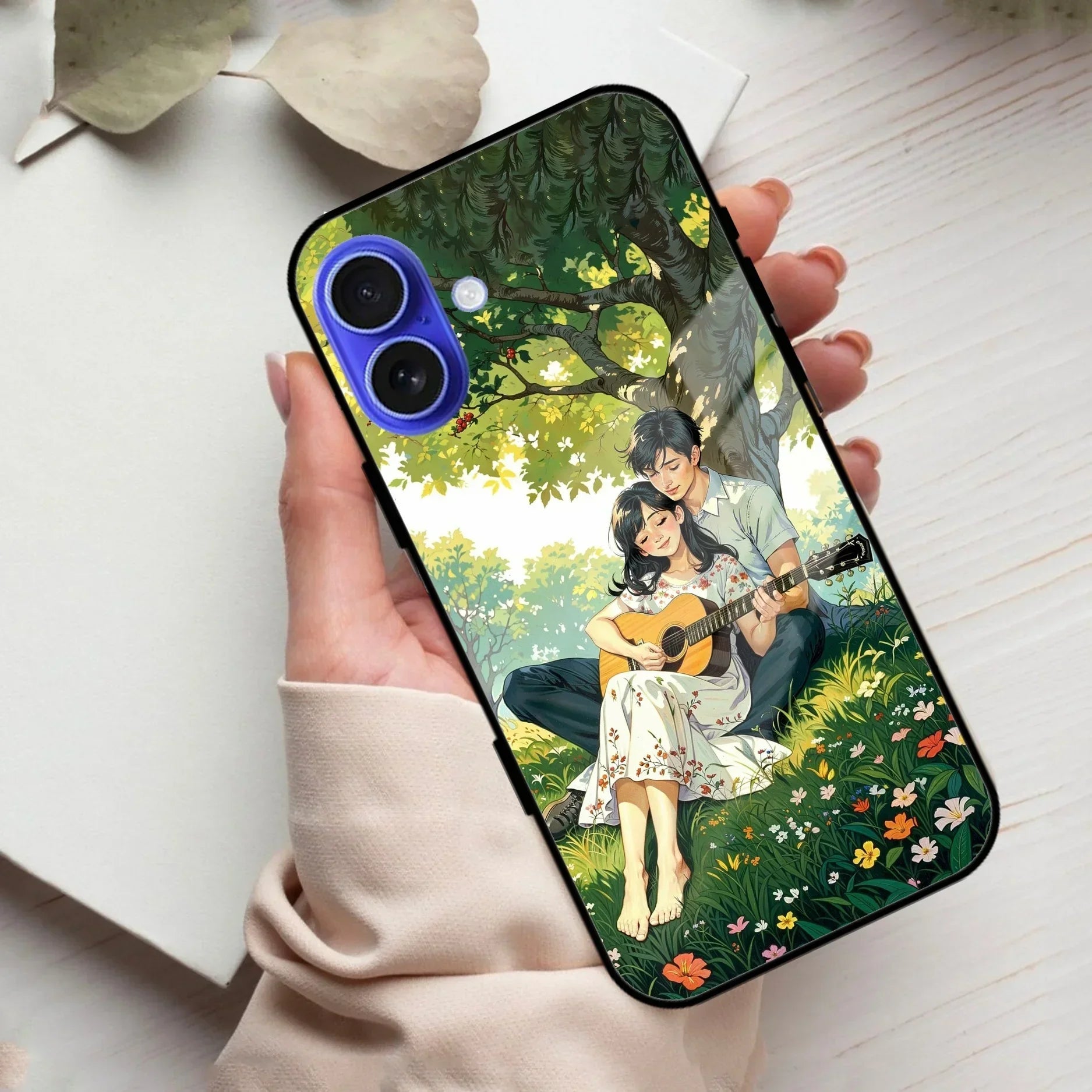 Strings of Love Glass Case Cover For iPhone - ShopOnCliQ