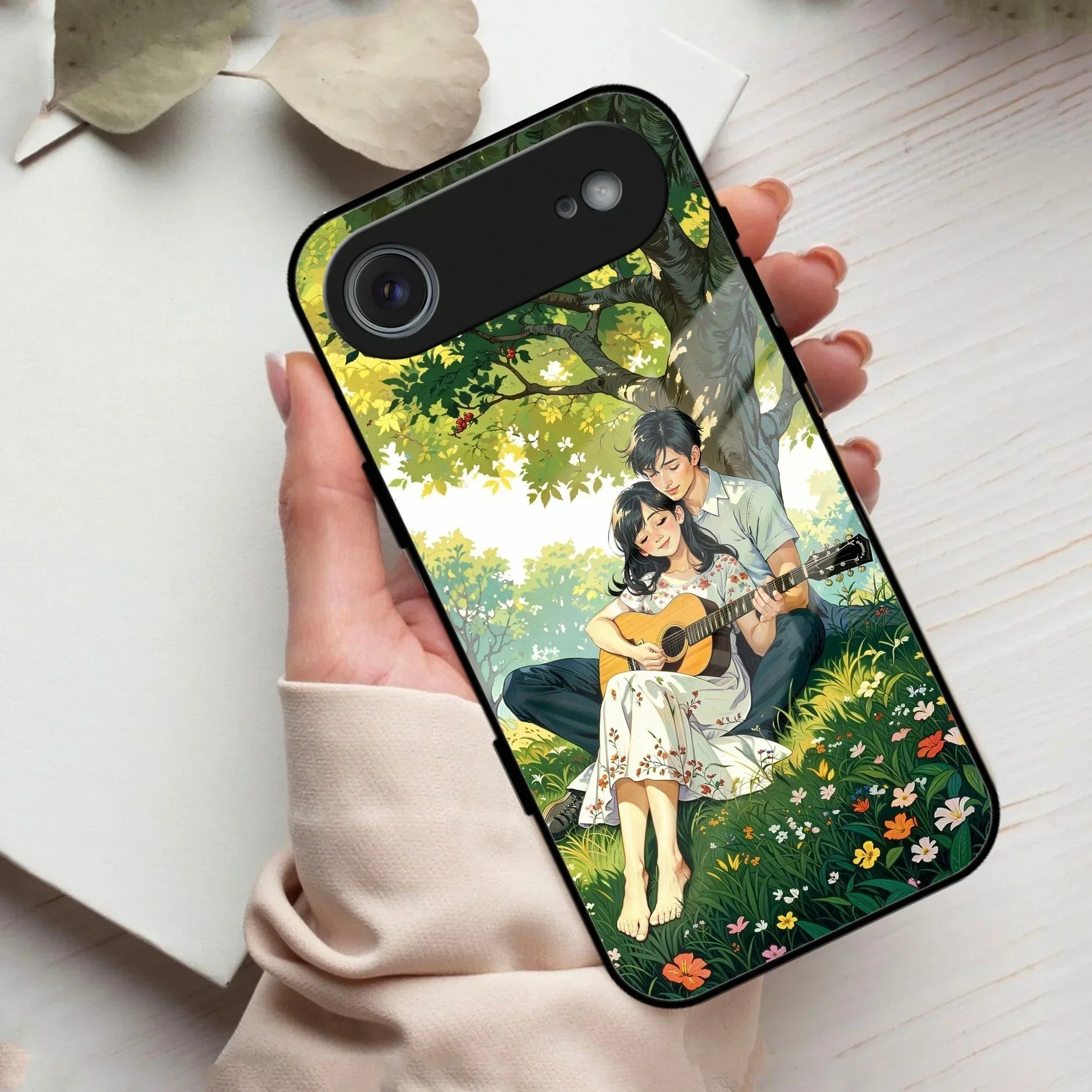 Strings of Love Glass Case Cover For iPhone - ShopOnCliQ