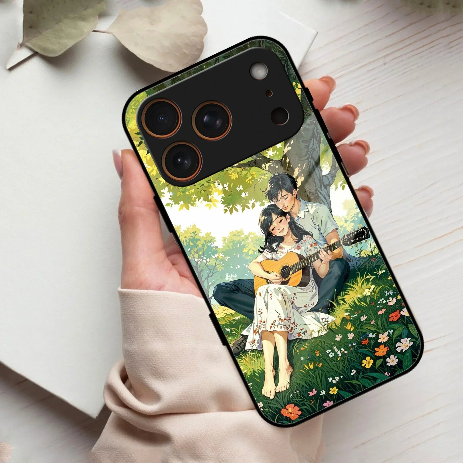 Strings of Love Glass Case Cover For iPhone - ShopOnCliQ