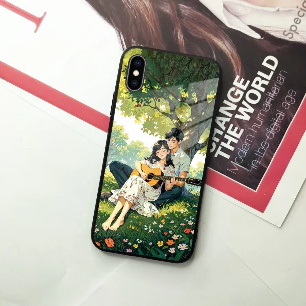 Strings of Love Glass Case Cover For iPhone - ShopOnCliQ