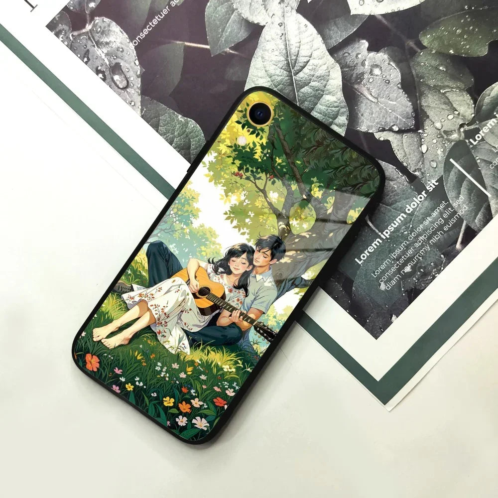 Strings of Love Glass Case Cover For iPhone - ShopOnCliQ