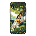 Strings of Love Glass Case Cover For iPhone XR