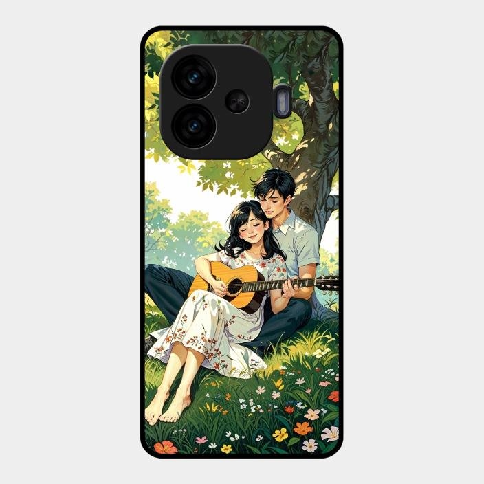 Strings of Love Glass Case Cover For Iqoo Neo 10R 5G
