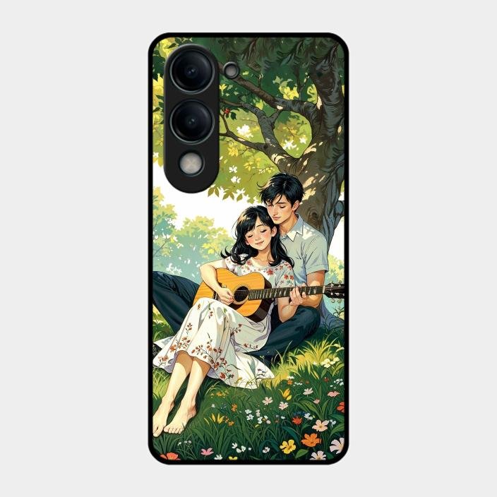 Strings of Love Glass Case Cover For Iqoo Z10 Lite
