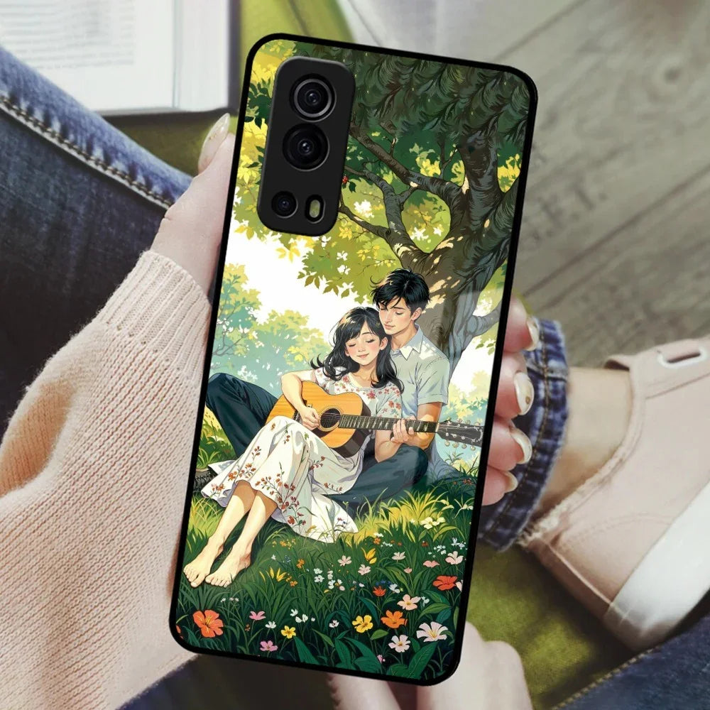 Strings of Love Glass Case Cover For Vivo - ShopOnCliQ