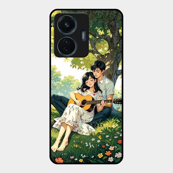 Strings of Love Glass Case Cover For Iqoo Z6 44W