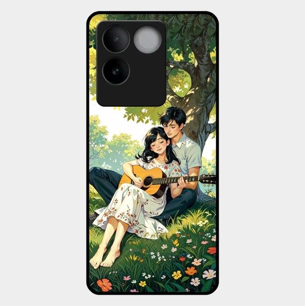 Strings of Love Glass Case Cover For Iqoo Z7 Pro 5G
