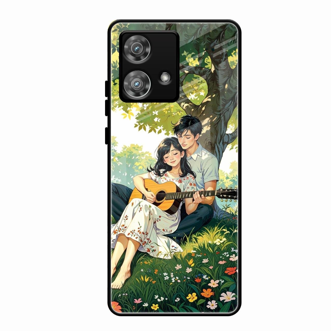 Strings of Love Glass Case Cover For Motorola Edge 40 5G