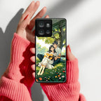 Strings of Love Glass Case Cover For Motorola - ShopOnCliQ