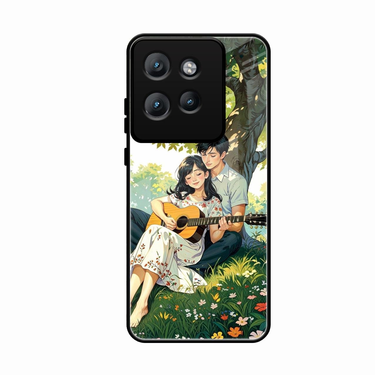 Strings of Love Glass Case Cover For Motorola Edge 50