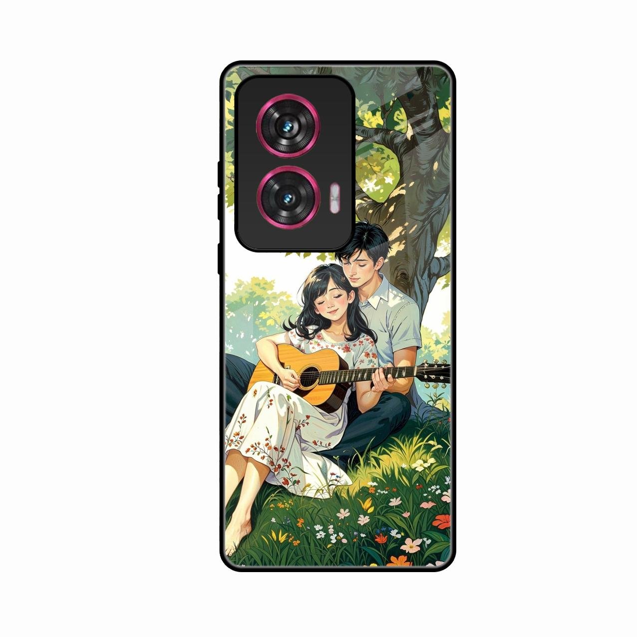 Strings of Love Glass Case Cover For Motorola G96 5G