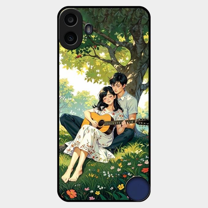 Strings of Love Glass Case Cover For Nothing Cmf Phone 1
