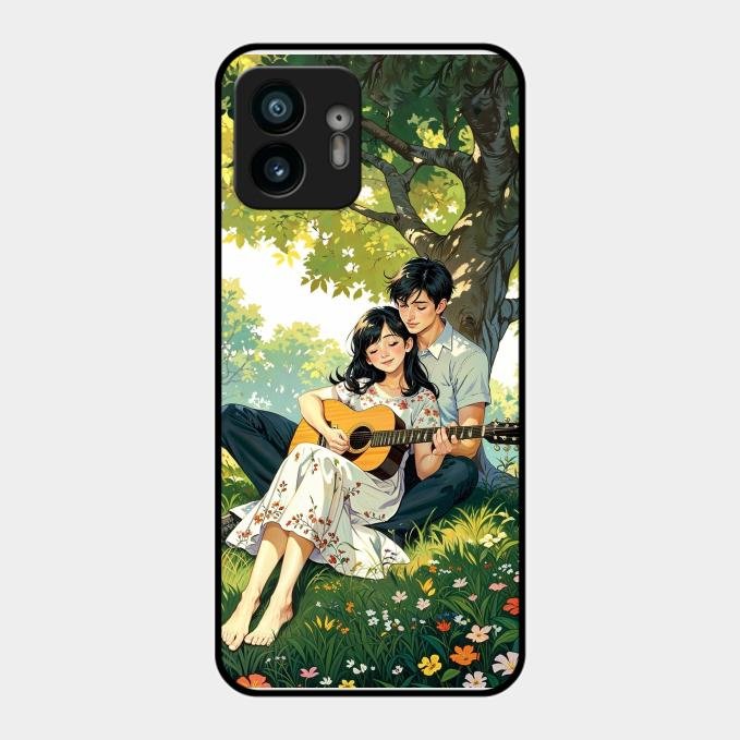 Strings of Love Glass Case Cover For Nothing Phone 2