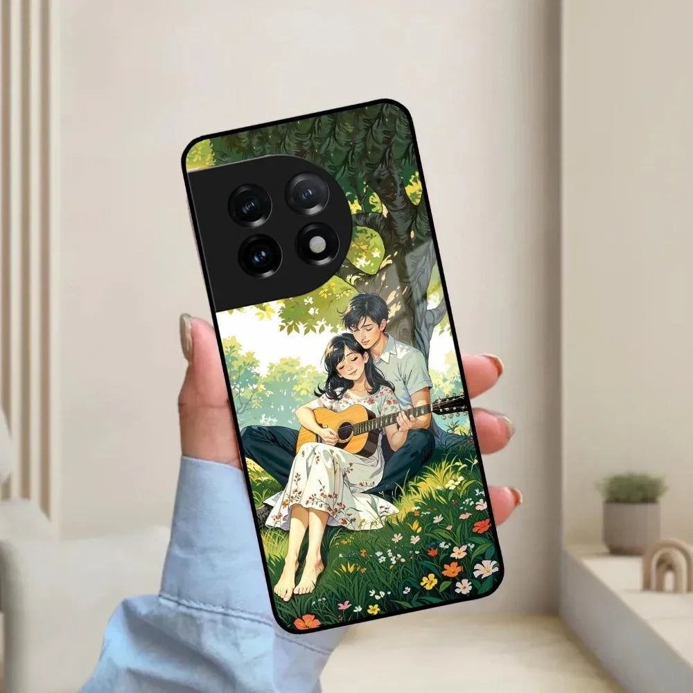 Strings of Love Glass Case Cover For OnePlus - ShopOnCliQ