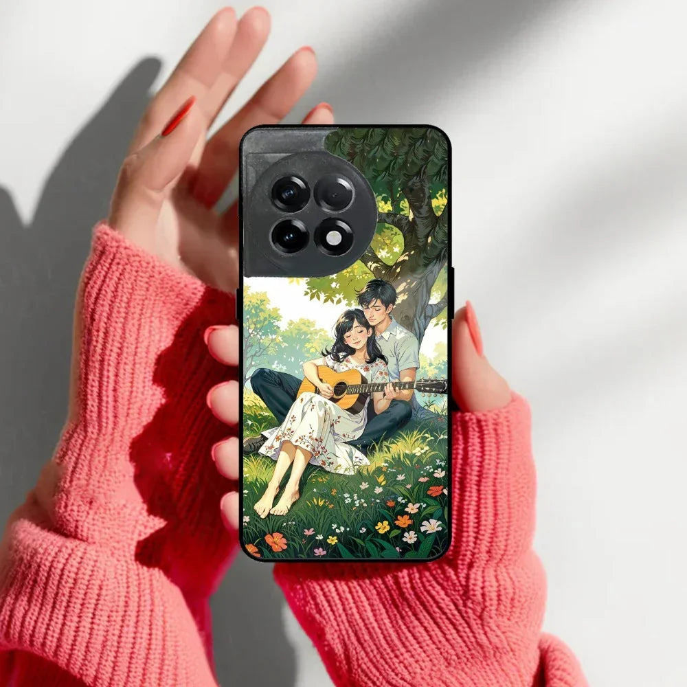 Strings of Love Glass Case Cover For OnePlus - ShopOnCliQ