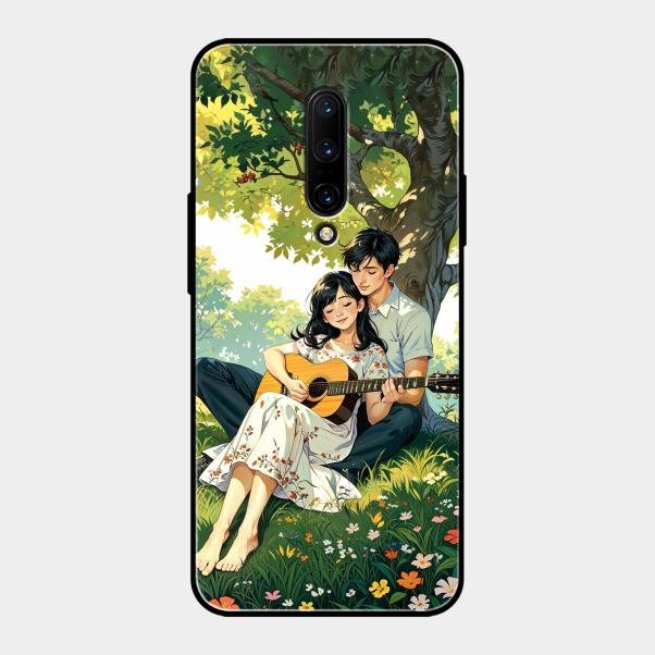 Strings of Love Glass Case Cover For Oneplus 7 Pro