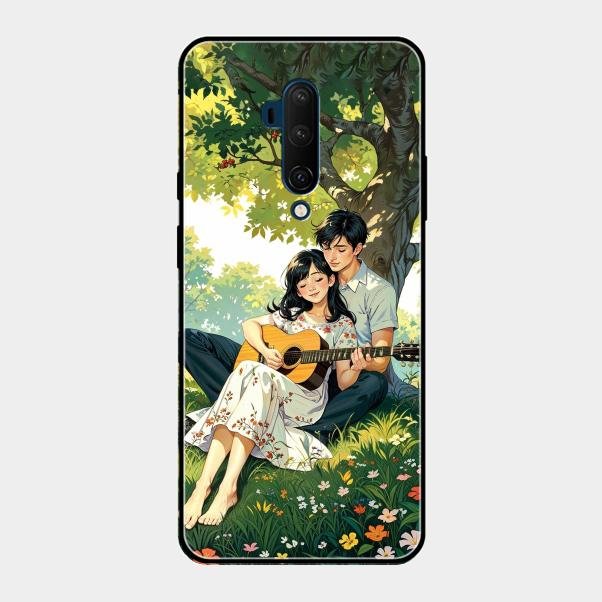 Strings of Love Glass Case Cover For Oneplus 7T Pro
