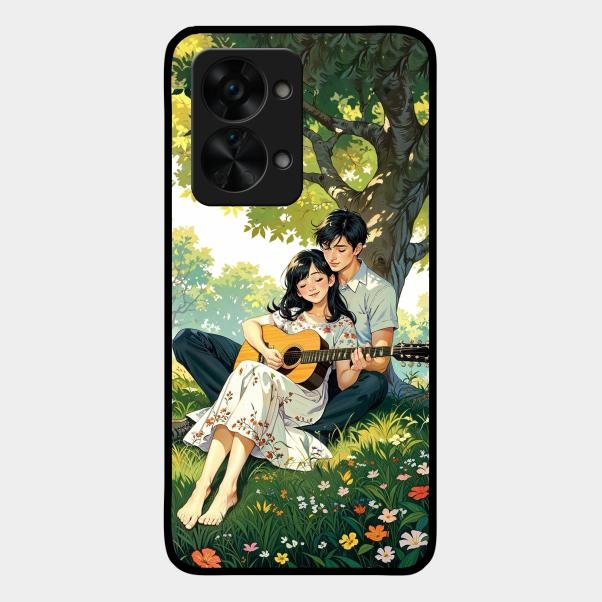 Strings of Love Glass Case Cover For Oneplus Nord 2T 5G