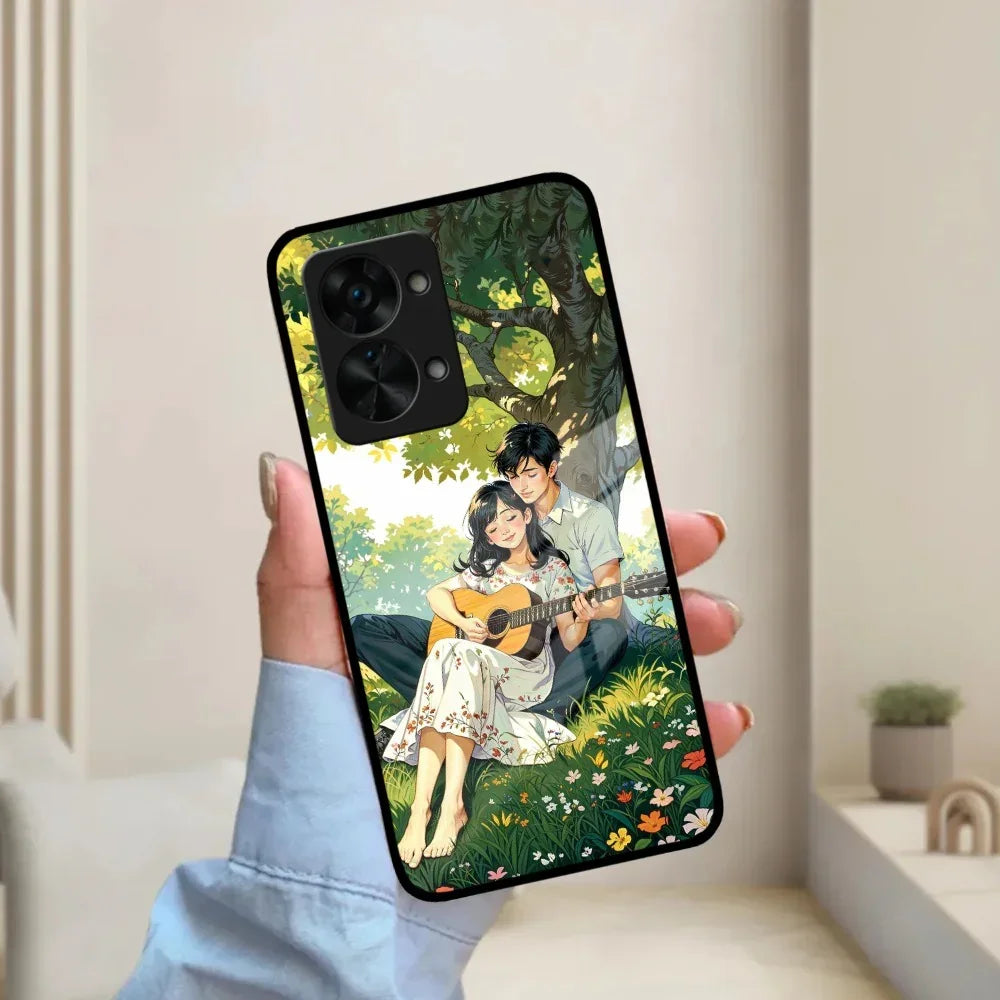 Strings of Love Glass Case Cover For OnePlus - ShopOnCliQ