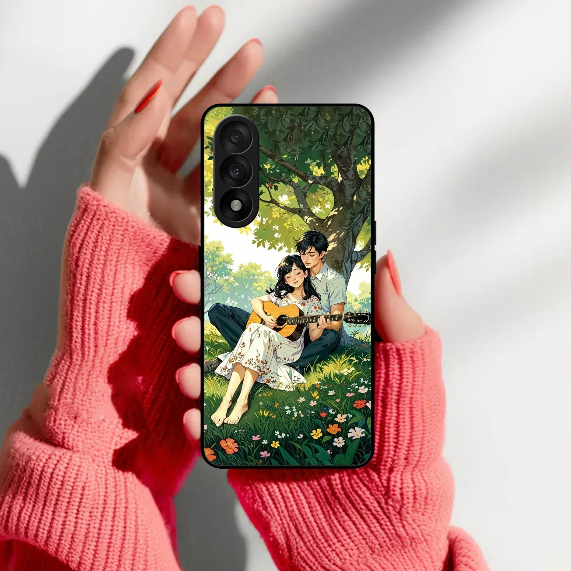 Strings of Love Glass Case Cover For OnePlus - ShopOnCliQ
