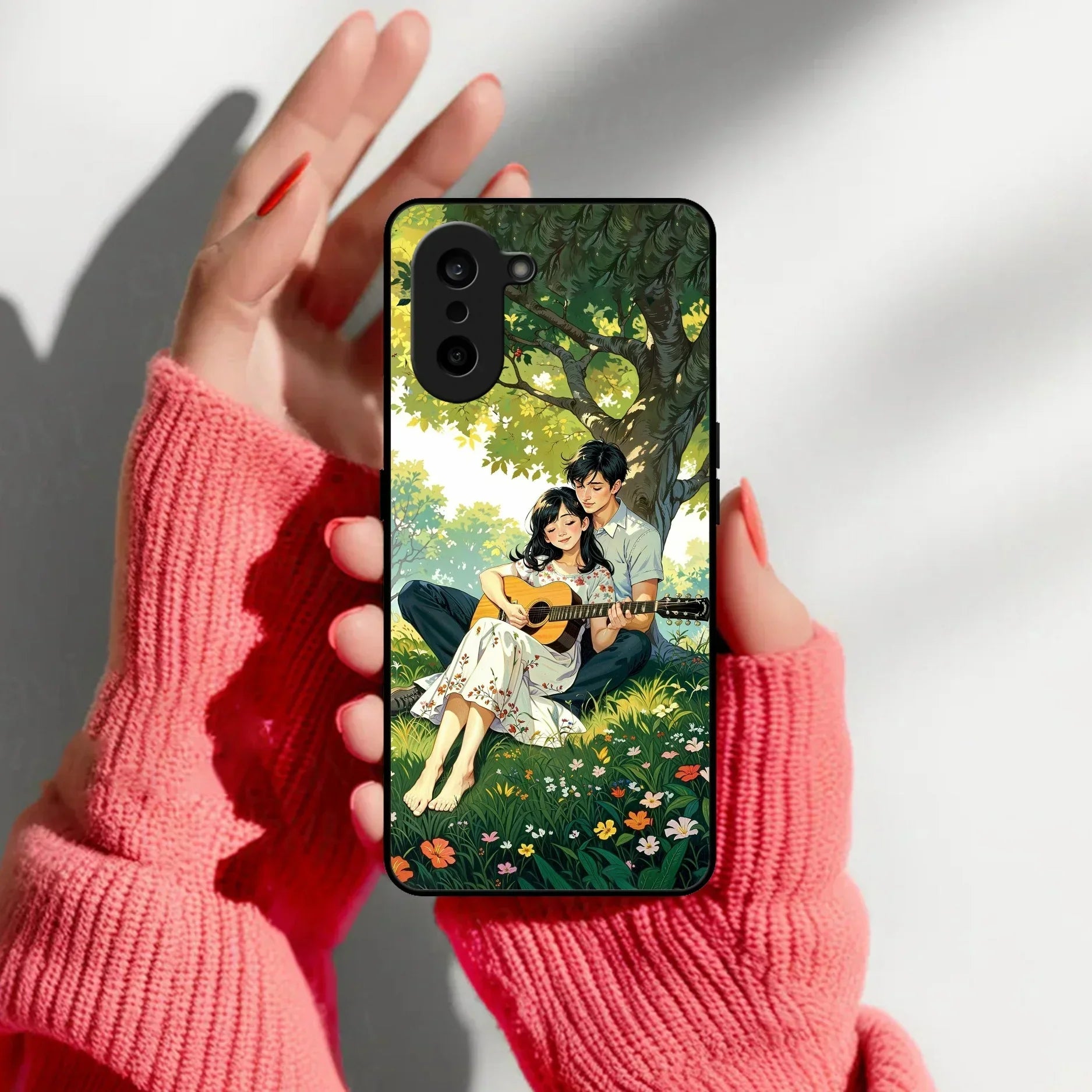 Strings of Love Glass Case Cover For OnePlus - ShopOnCliQ