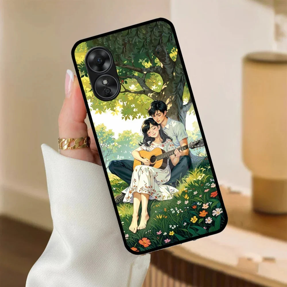 Strings of Love Glass Case Cover For Oppo - ShopOnCliQ