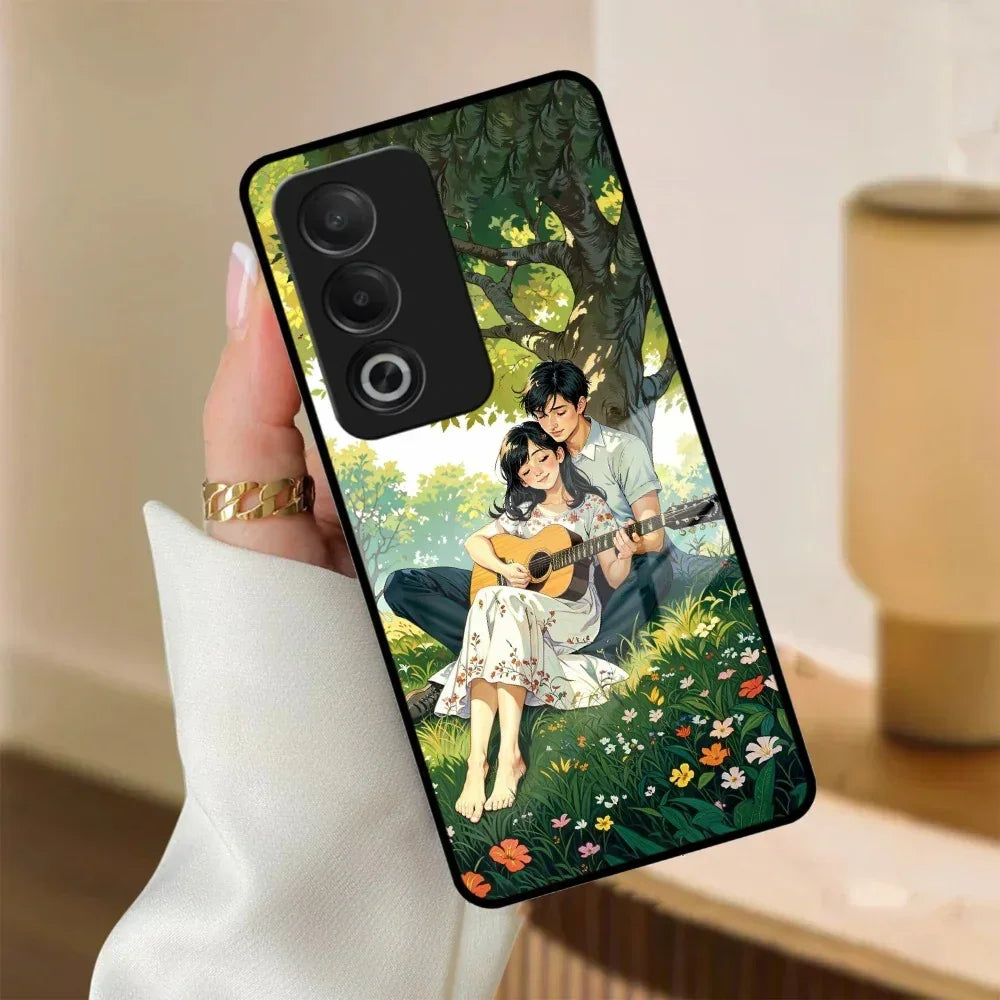 Strings of Love Glass Case Cover For Oppo - ShopOnCliQ