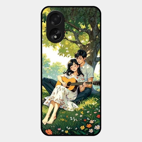 Strings of Love Glass Case Cover For Oppo A38