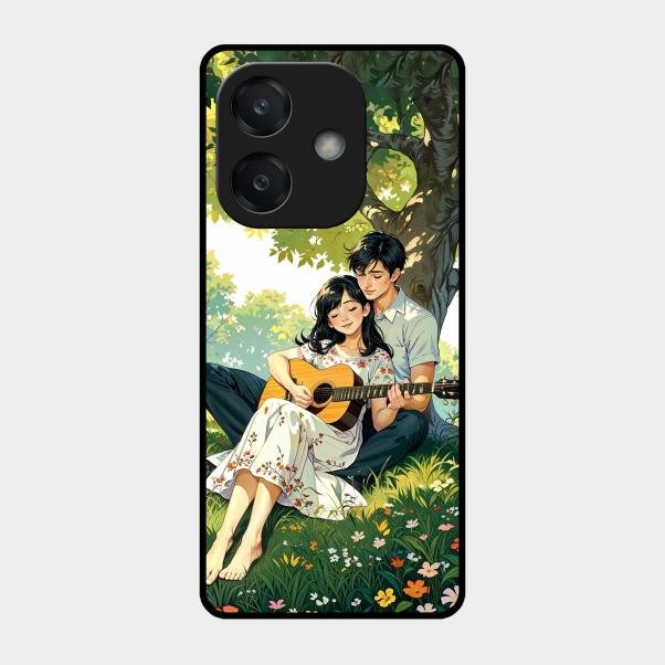 Strings of Love Glass Case Cover For Oppo A3X 5G